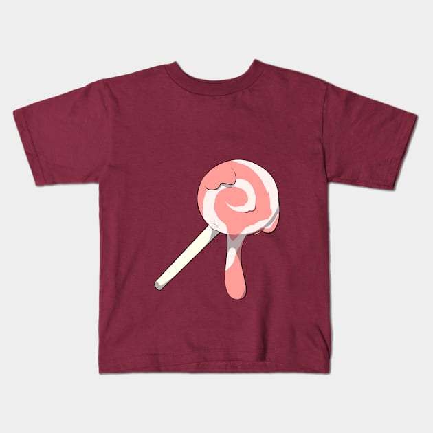 RED Lollichop Kids T-Shirt by StarStruckSocks